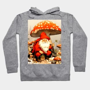 Santa: Santa is a Mushroom (Amanita Muscaria Mushroom) Hoodie